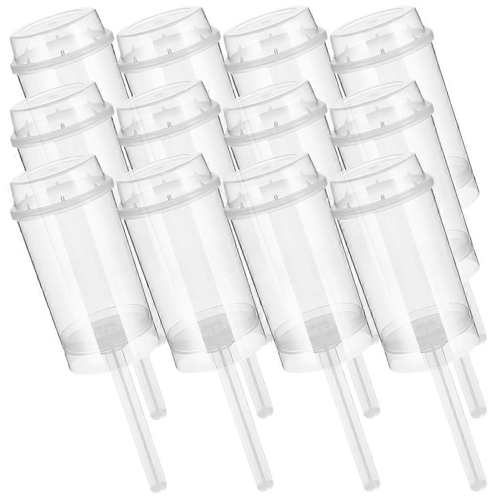 Transparent PP Cake Push Pops Container for Storage Easy to Fill and Push 20pcs Round Shape