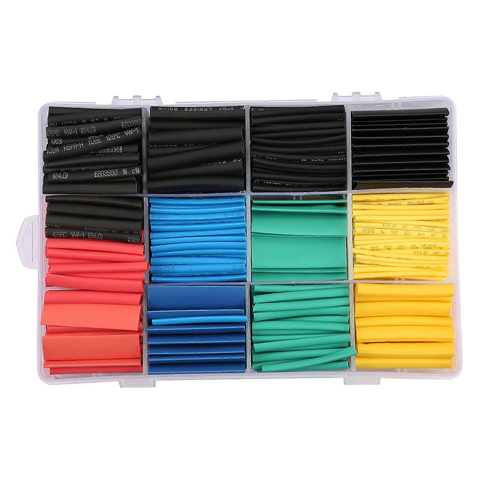 Isolated Sleeve Tube Assortment with PE Material 530Piece Heat Shrink Tubing Kit