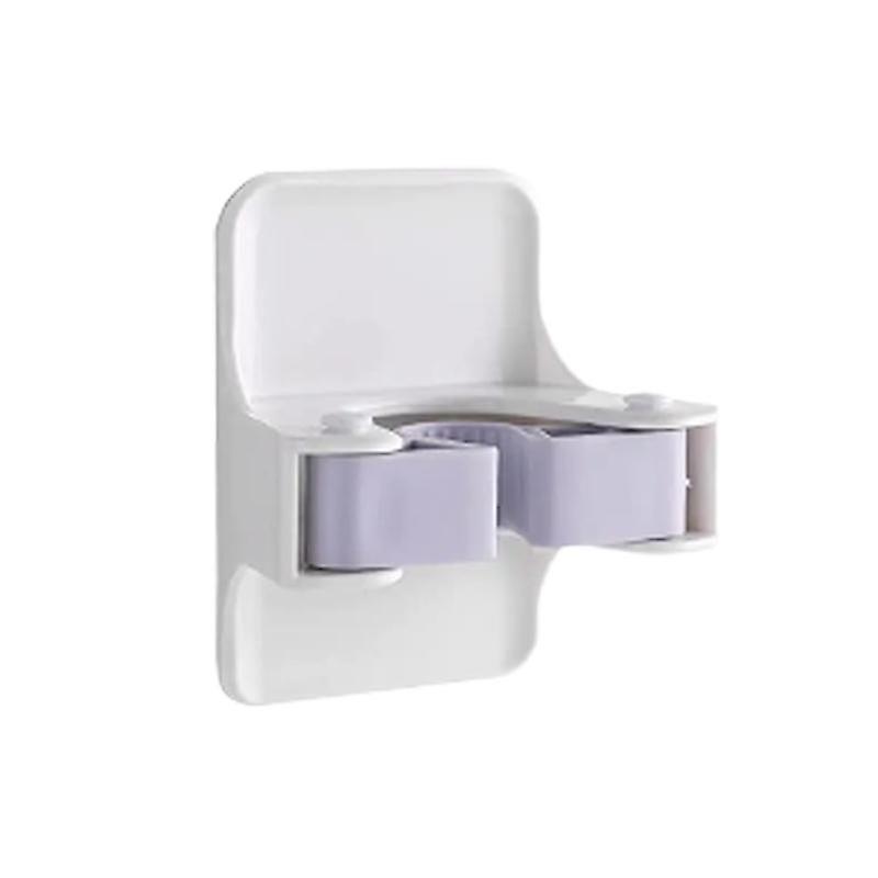 1/2pcs Mop Wall Holder Multi-Purpose Hooks Wall Mounted Mop Clip Brush Broom Hanger Storage Rack Hanging Kitchen Bathroom Access