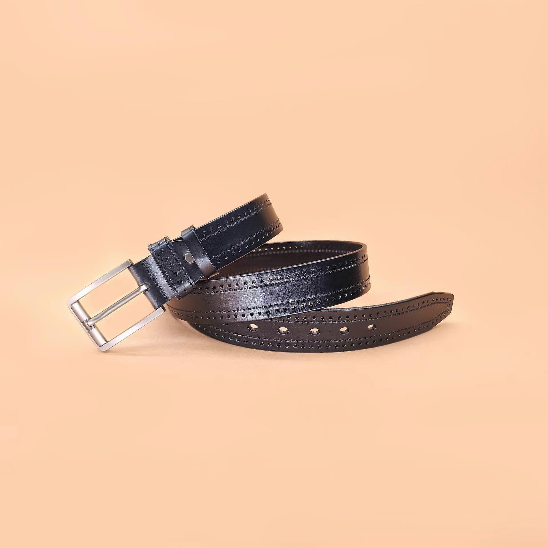Men's Belt Is Fashionable and Versatile, Simple Pin Buckle Belt, with Thin Jeans Belt.