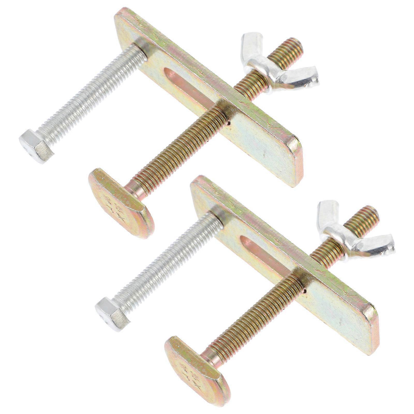 2 Sets Router Clamps Engraving Machine Press Plates Hold Down Clamp Kit