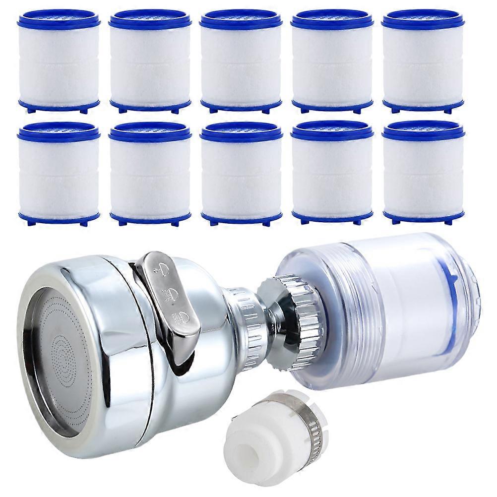Rotatable Kitchen Faucet Head with Filter Mode Sprayer Durable Water Filter Extender with Easy Installation & Replacement Filters Included