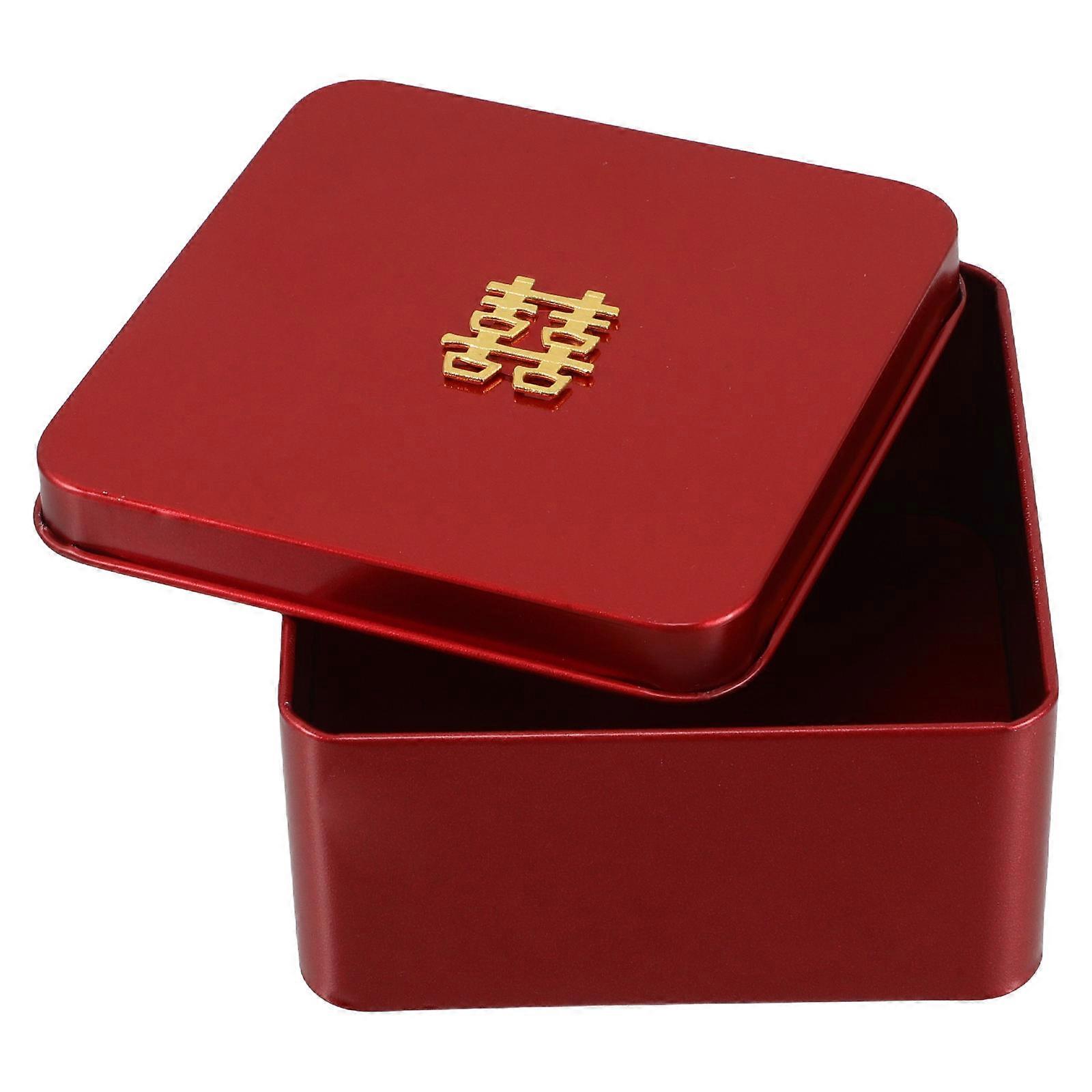 Chinese Style Red Wedding Candy Box – Traditional Favor Storage for Parties, Showers & Birthdays – Unique Decorative Keepsake for Guests – Versatile