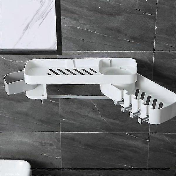 Wall Mounted Bathroom Shelf Plastic Storage Container