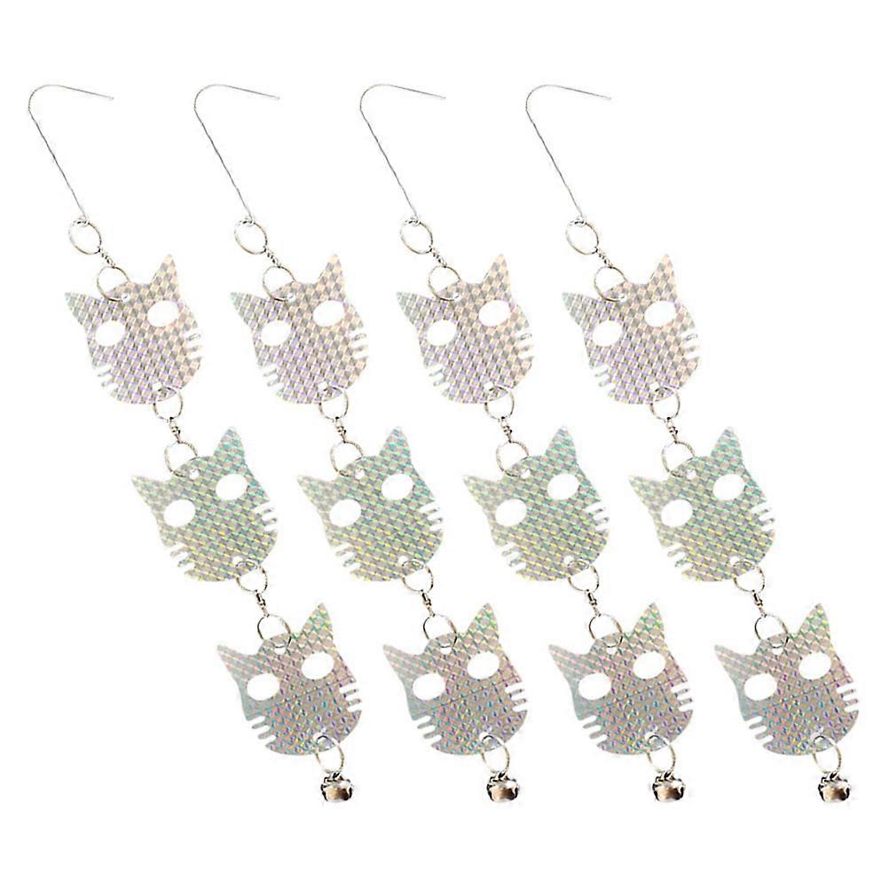 Reflective Deflector Bird Discs Holographic Reflection Circular Style Yard Lawn Deck Decoration