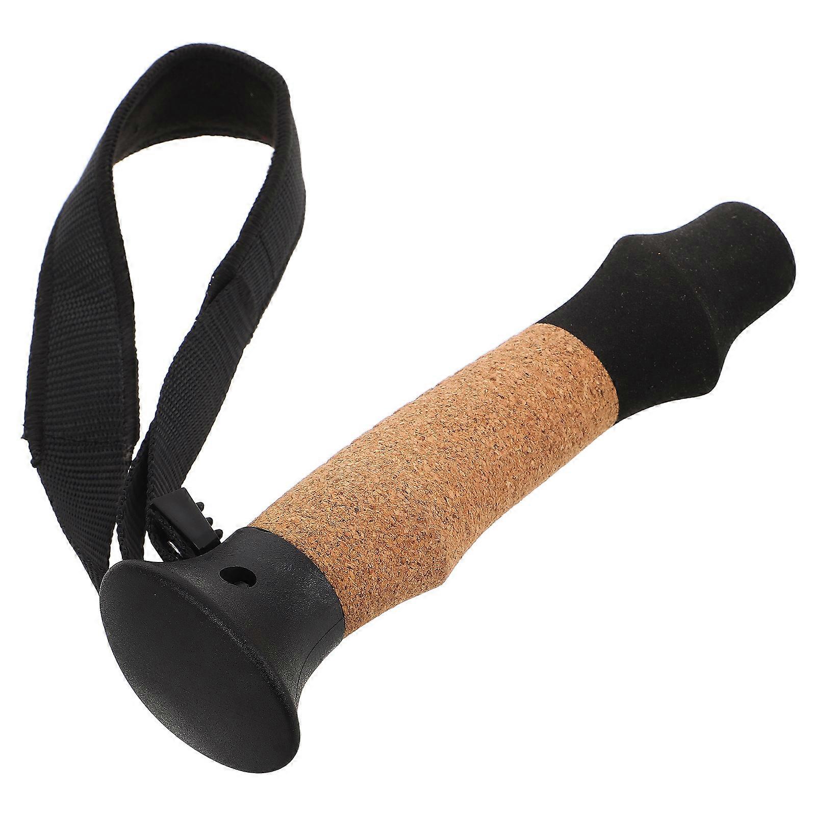 Monopod Handle Adapter Replacement Walking Stick Cane Trekking Pole Grip with Wrist Strap for Hiking Climbing