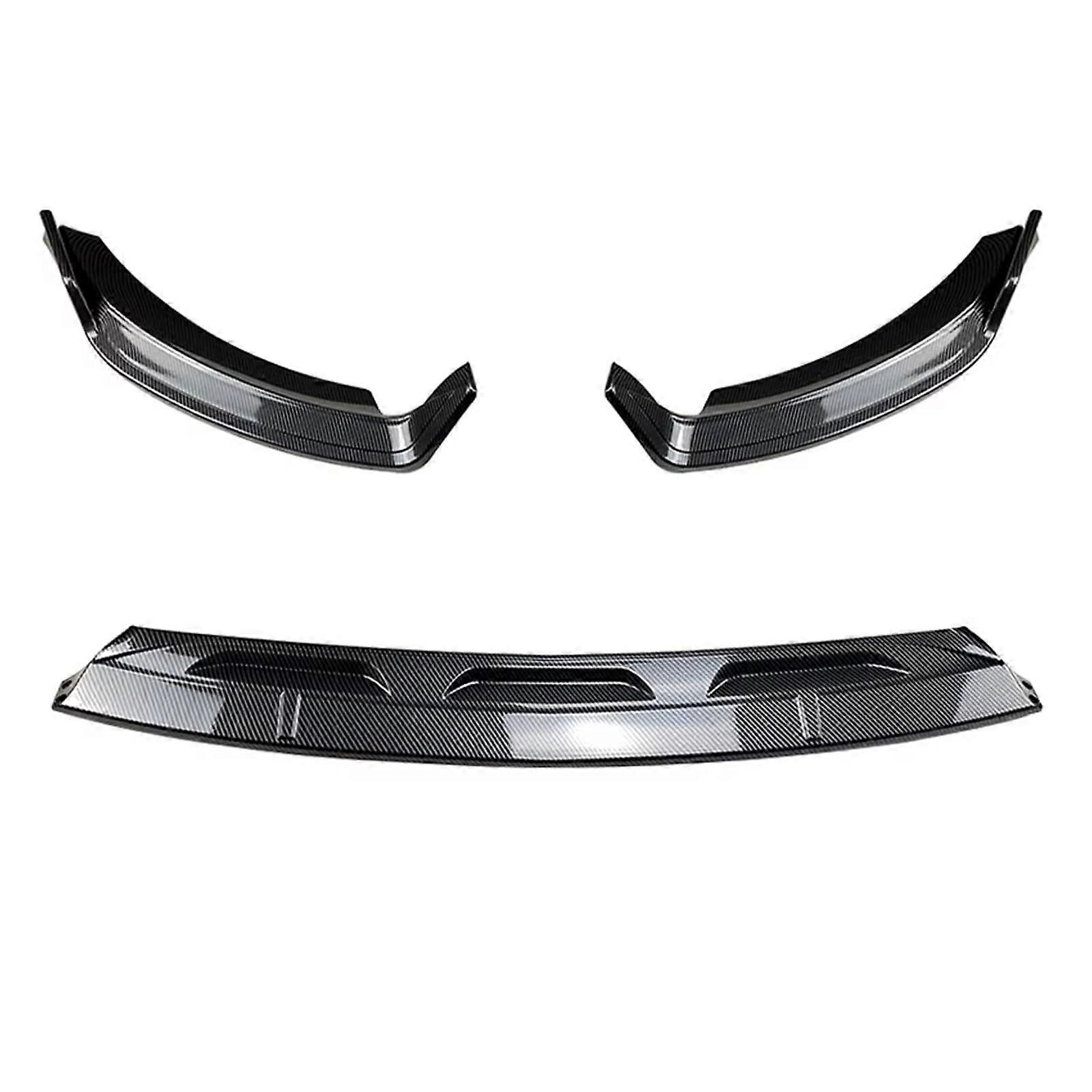 Car Front Spoiler for Benz GLE Class W167 C167 GLE350 GLE450 GLE53 AMG 2019-2023 Carbon Look Front Bumper Lip Diffuser Kit