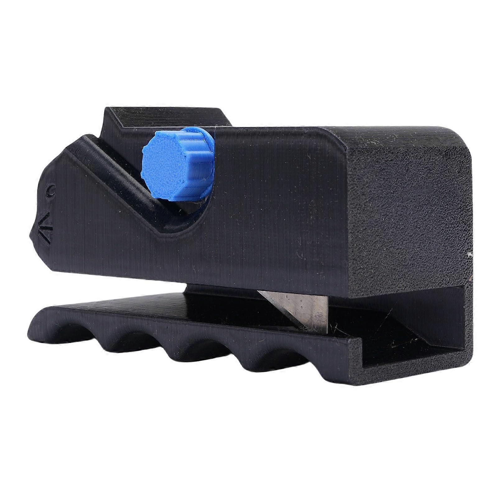Cardboard cutter for cat scratchers, 3Dprinted cardboard scratcher. Ergonomic handheld. (Black)