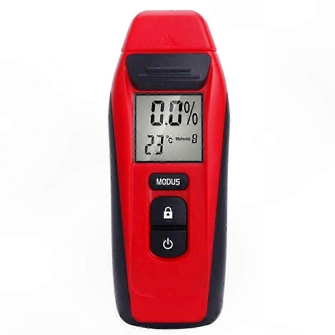 Mini Digital Moisture Meter for Wood, Portable 9V DC Tester, Fast Accurate Detection (Battery Not Included)