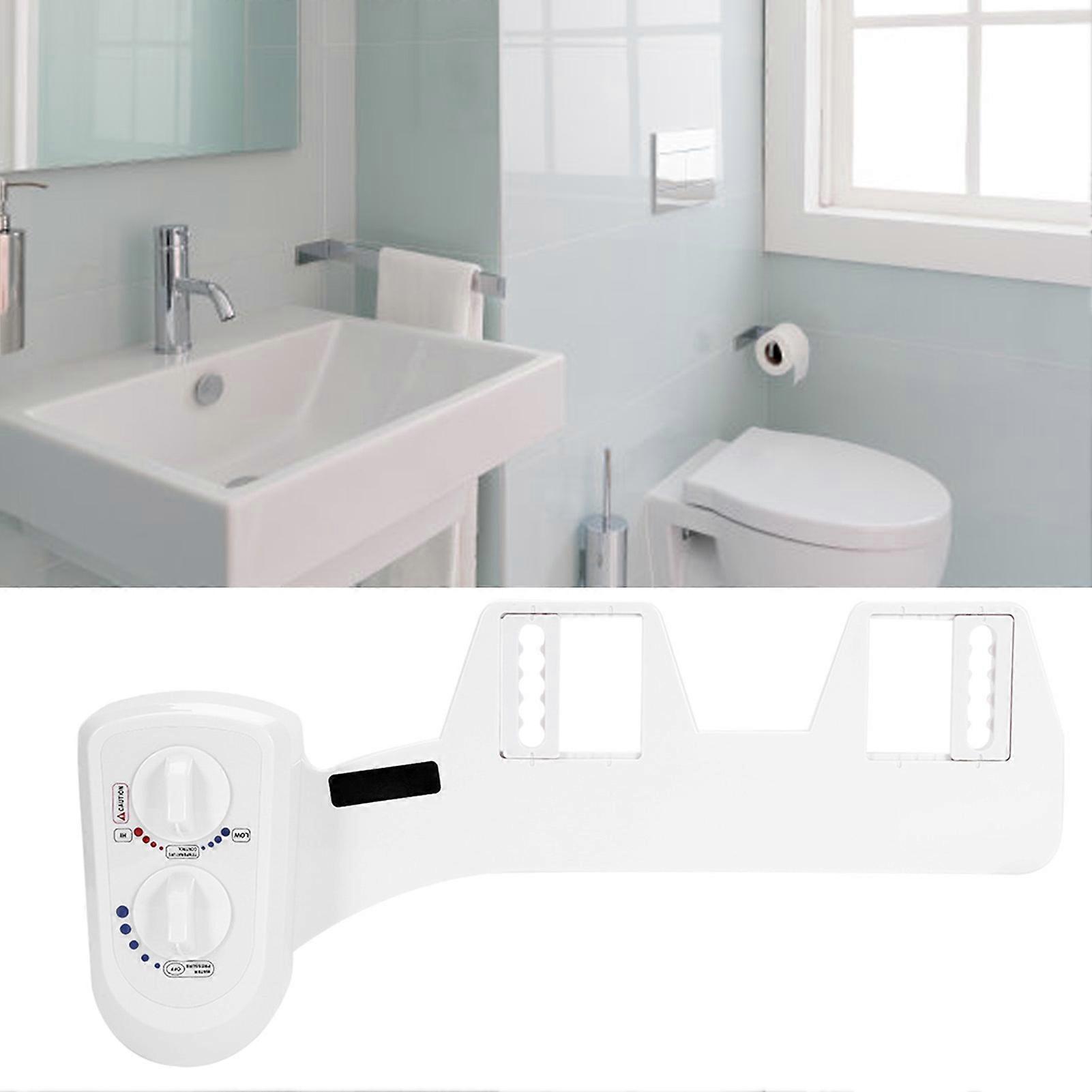 Intelligent Toilet Bidet Set with Dual Rotate Knob Non Electric Self Cleaning Single Nozzle Bidet Toilet AttachmentG1/2