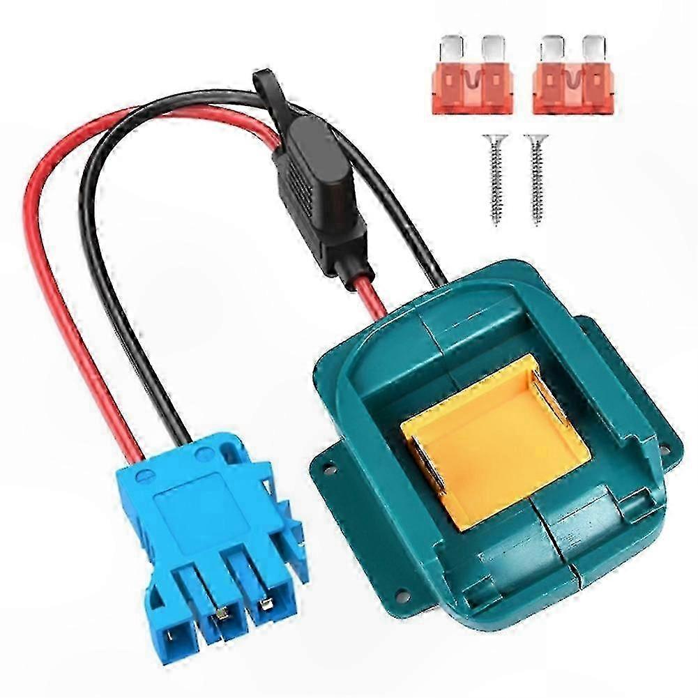 18V LXT Battery Adapter with Wire Harness & Fuse for Power Wheels and Ride-On Toys