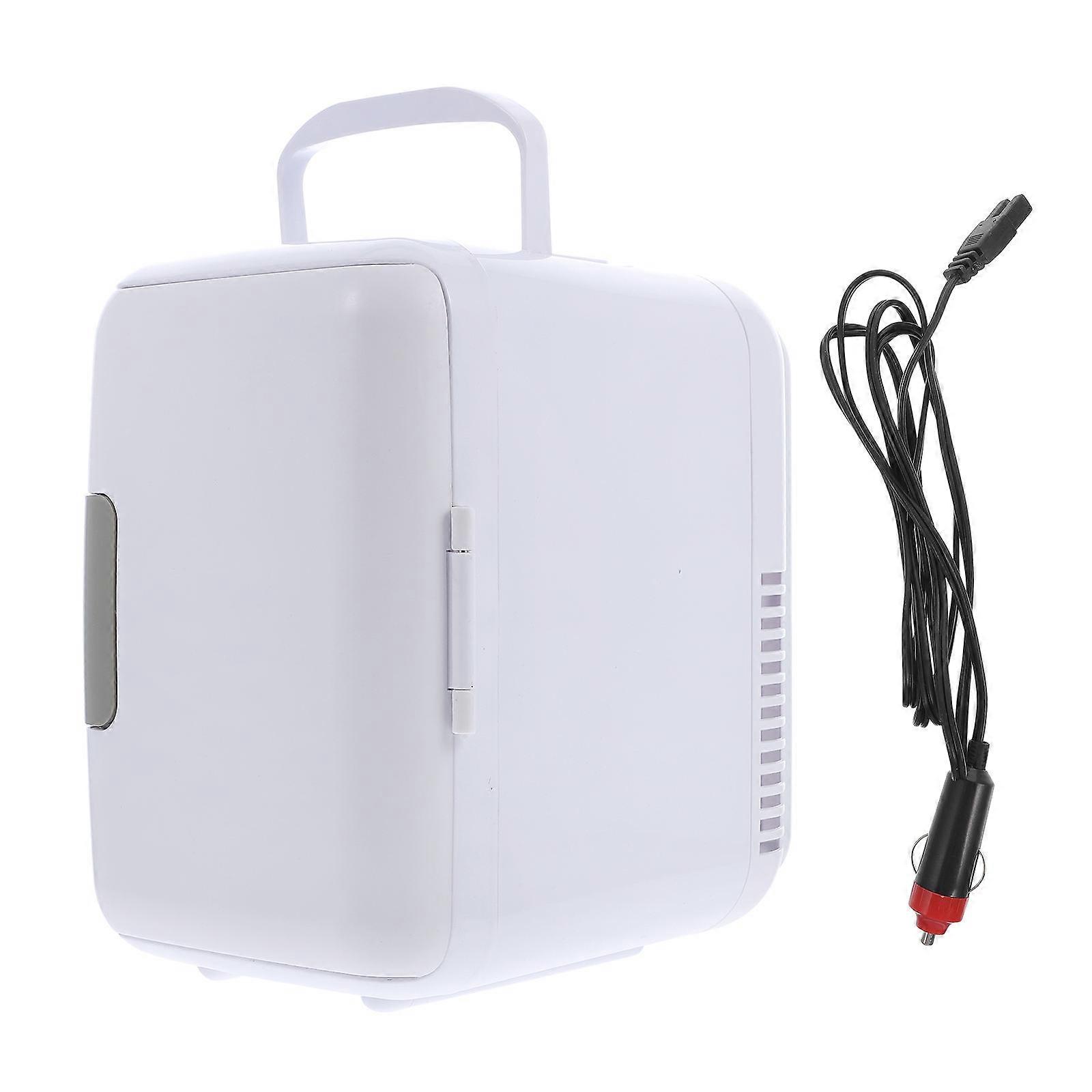 Mini Refrigerator 4L Dual-Use Car Fridge For Camping And Office Use With Low Energy Consumption 1Set