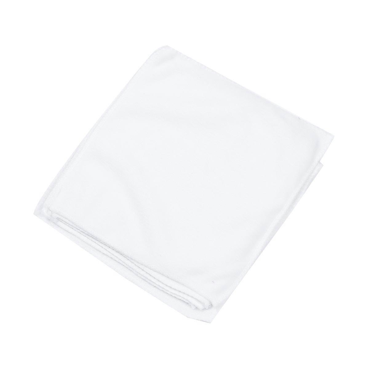 White Microfiber Bath Towels with Excellent Water Absorption for Use 6 Pieces