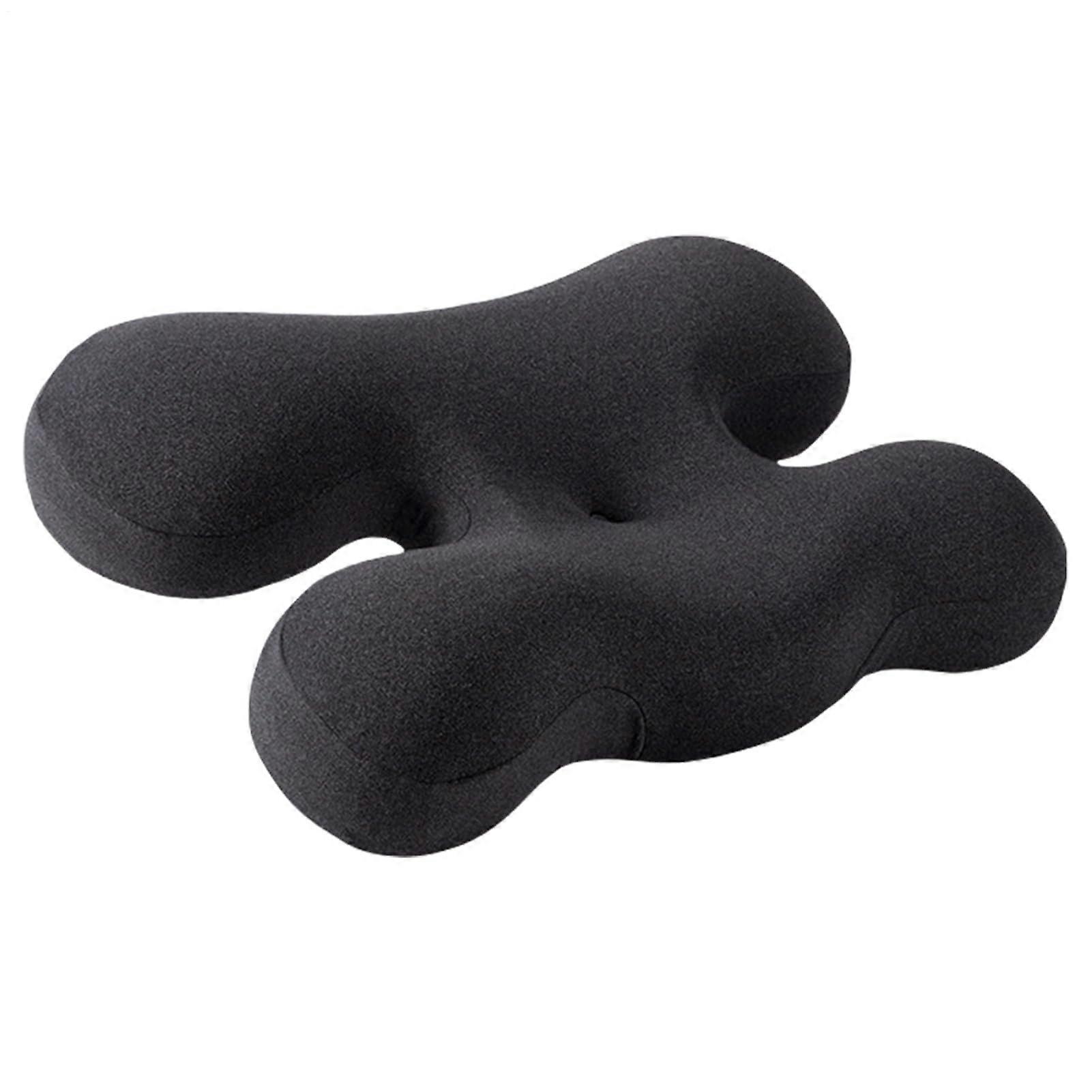 Ergonomic Face Cushion for Back Sleepers | Side Support with Massage Function | Comfortable for Home, Travel, and Hotel Sleep