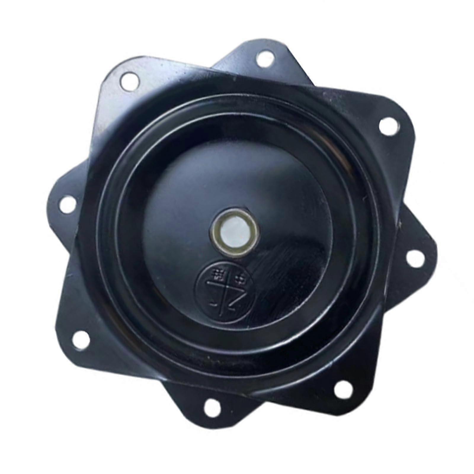 Square swivel base, stool, turntable, replacement, durable, rotatable, plate for lounge chairs or faux furniture, 7.6 cm