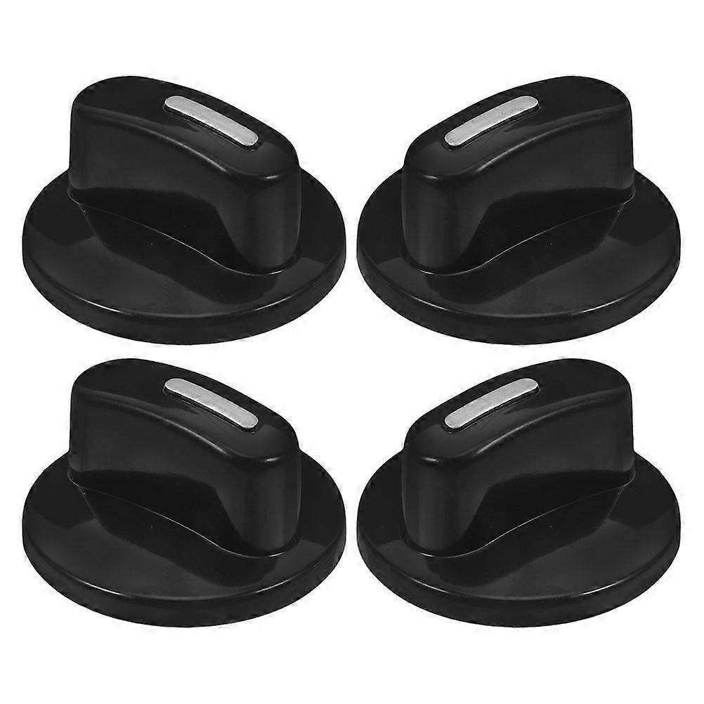 Oven Replacement Knob Timer Switch Knob Replacement For Various Kitchen Appliances Durable Half-Shaft Design 4Pcs