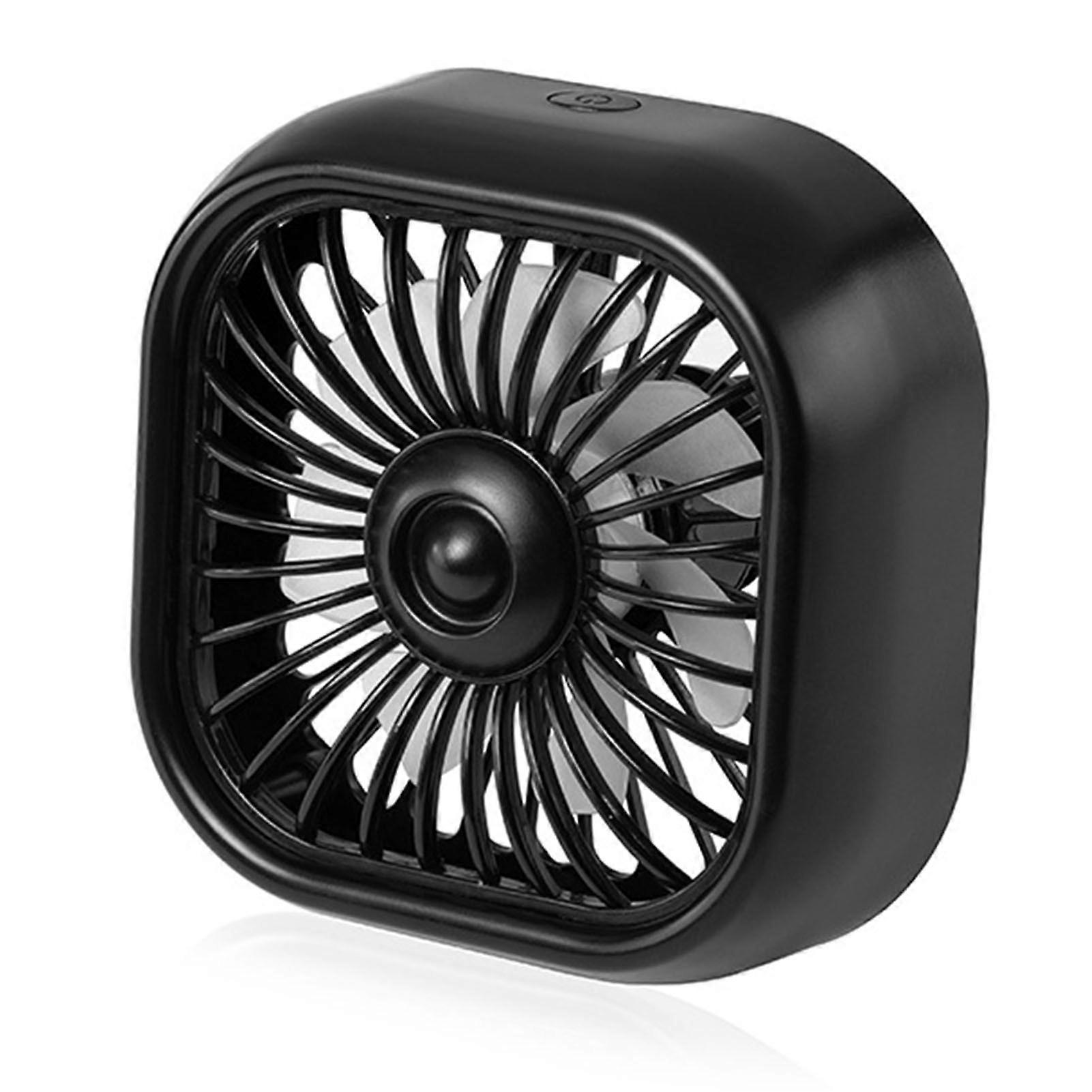 USB car air vent mount fan with 3 speed settings for cooling