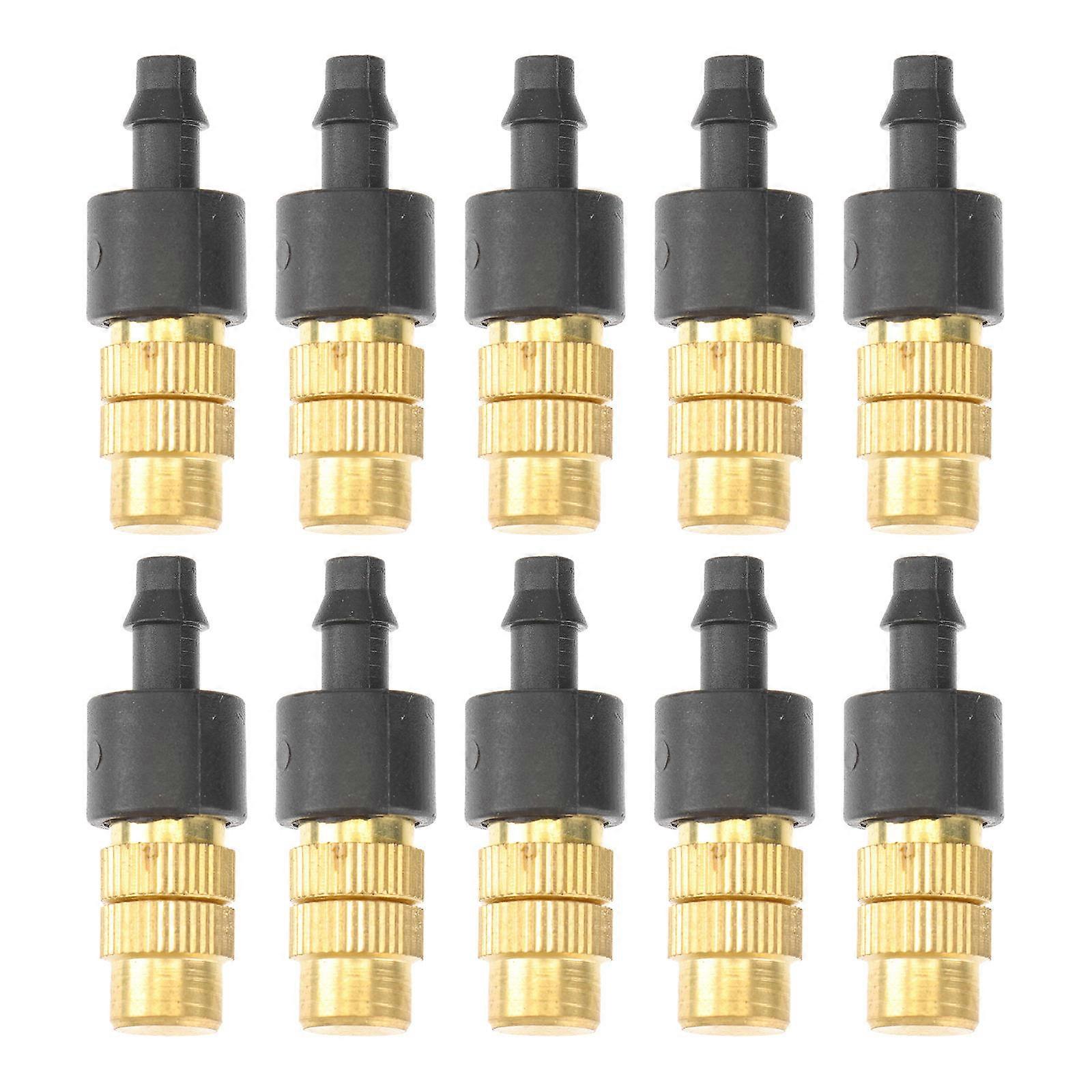Adjustable Misting Nozzle 12 Set Atomization Drip Emitter For Balcony Watering Efficient Performance