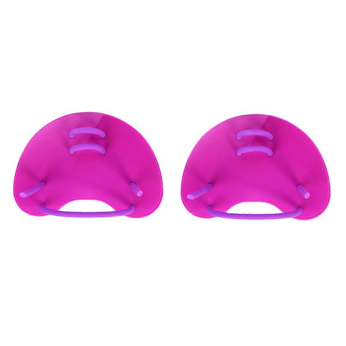 Swimming hand paddles for adults with adjustable wrist straps