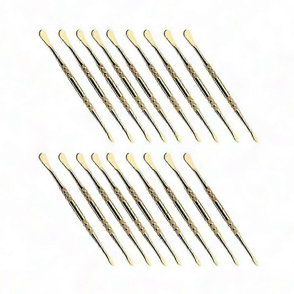 Paquet de 20 outils de sculpture en cire en acier inoxydable d’or 4,75 pouces ensemble de cuillères pour la fabrication de bijoux