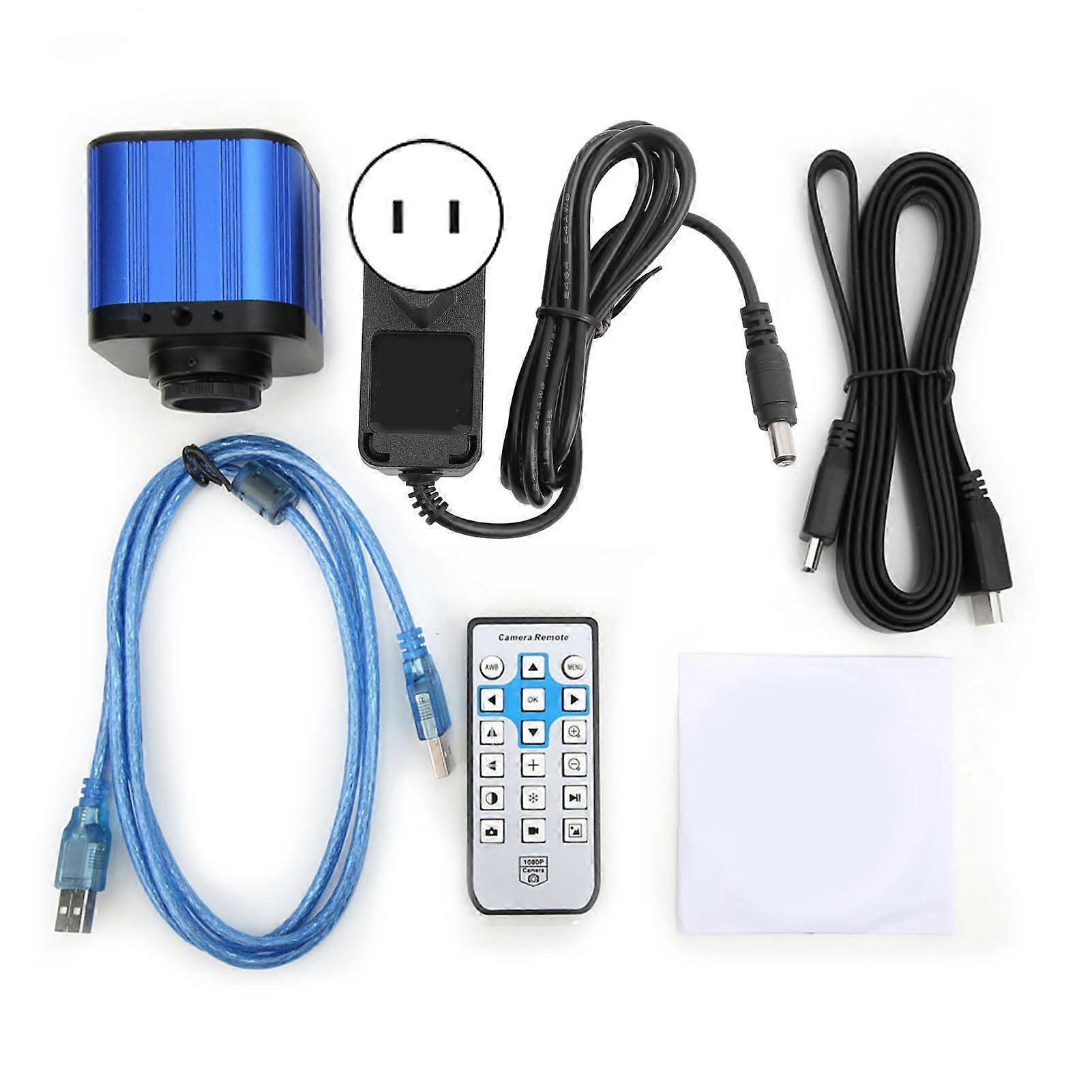 Caméra de microscope industriel électrique numérique USB 4k HDMI avec télécommande