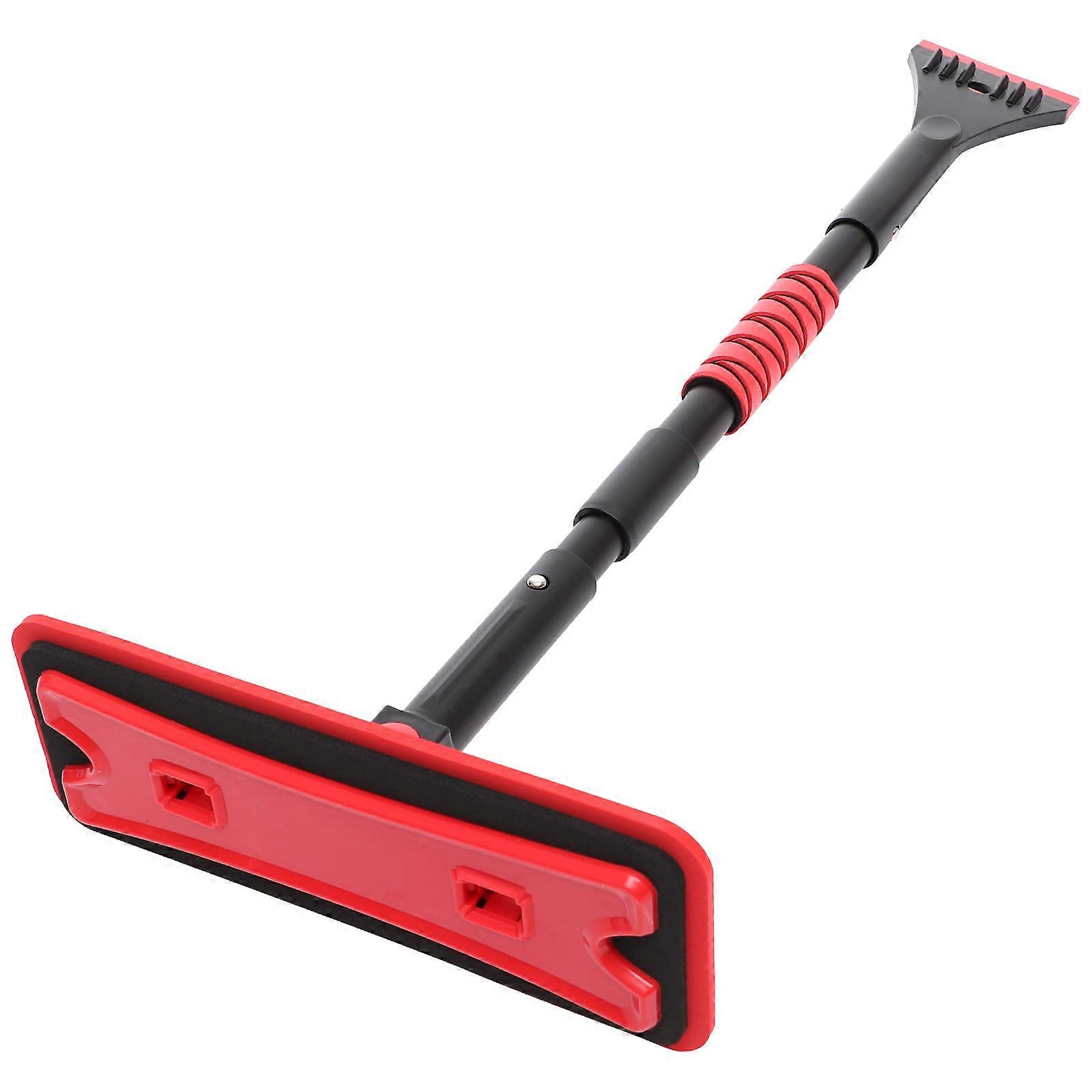 Retractable Snow Brush with Ice and Sponge Handle for Efficient Winter Car Cleaning – Compact Design for Easy Storage
