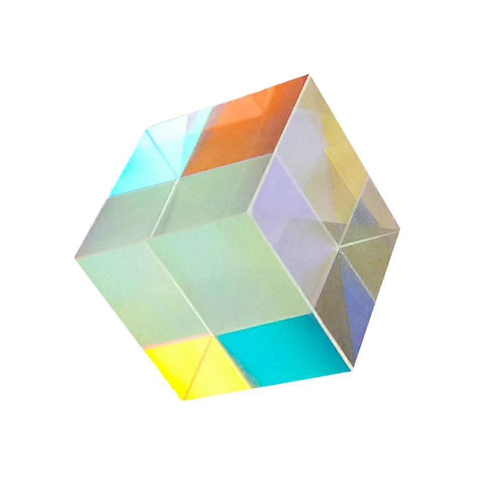 Artistic Glass Cube Display Designed For Hobbyists Home Decoration In 0.8x0.8x0.8Cm With Color Separation 1Pack