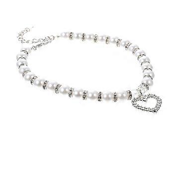 Pet Collar Dog Neck Rings White Pearl Dog Collar for Pet Use
