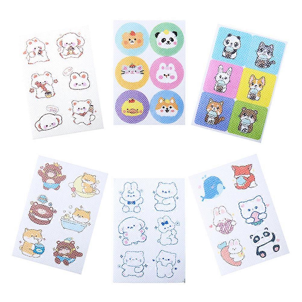 Essential Oil Mask Stickers For Kids Aromatherapy Diffusing 1.18X1.18X0.04in Practical 6 Bags