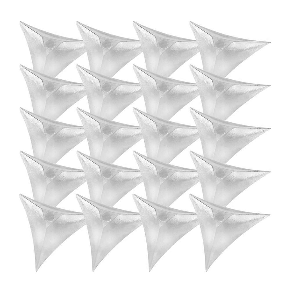 Transparent Furniture Corners for Drawer Cabinet Dust Protection 600pcs Triangle Guards Soft Asphalt