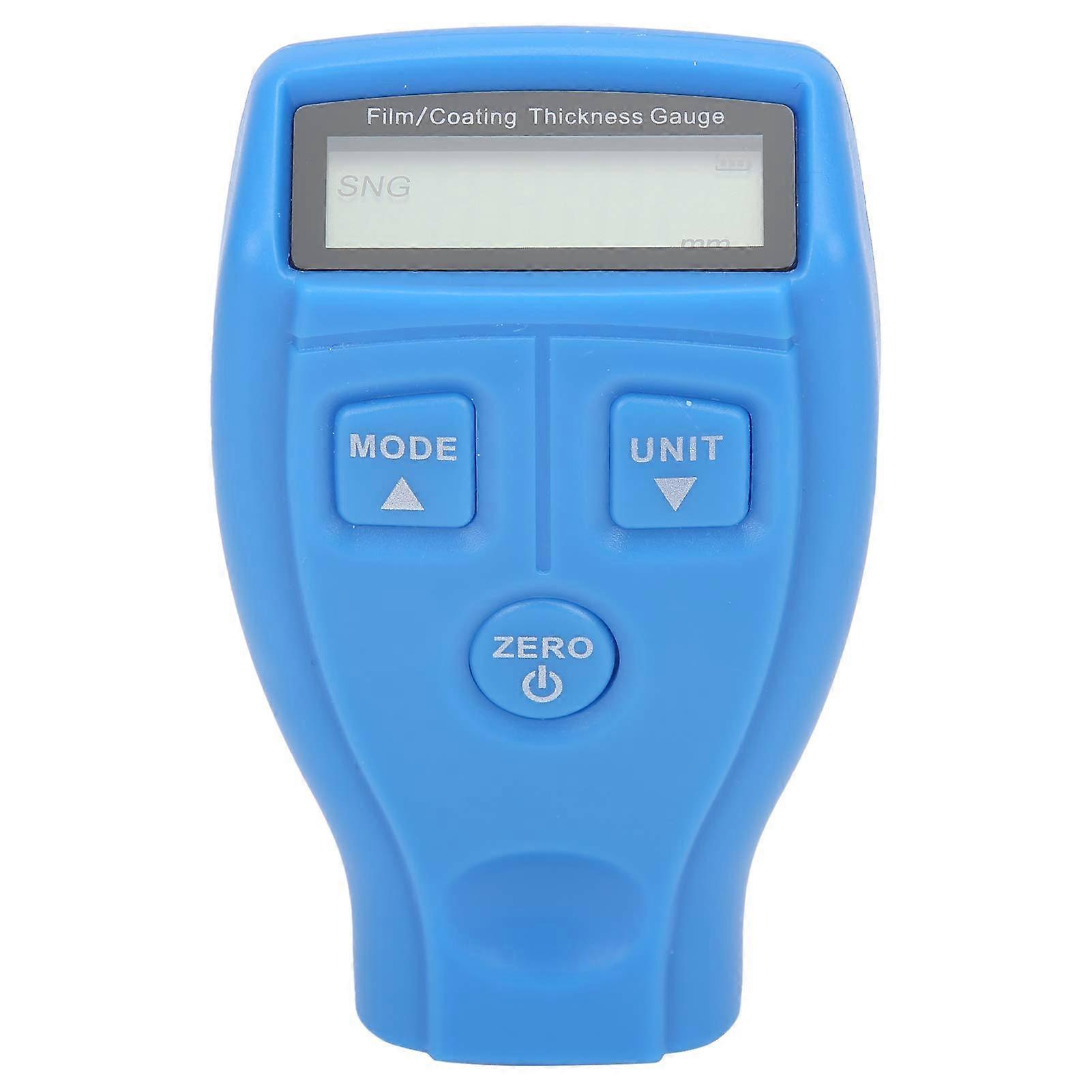 Coating Thickness Gauge, GM200A 0 1.80 mm Professional Car Paint Coating Thickness Tester for Car and Industrial Applications (Blue)