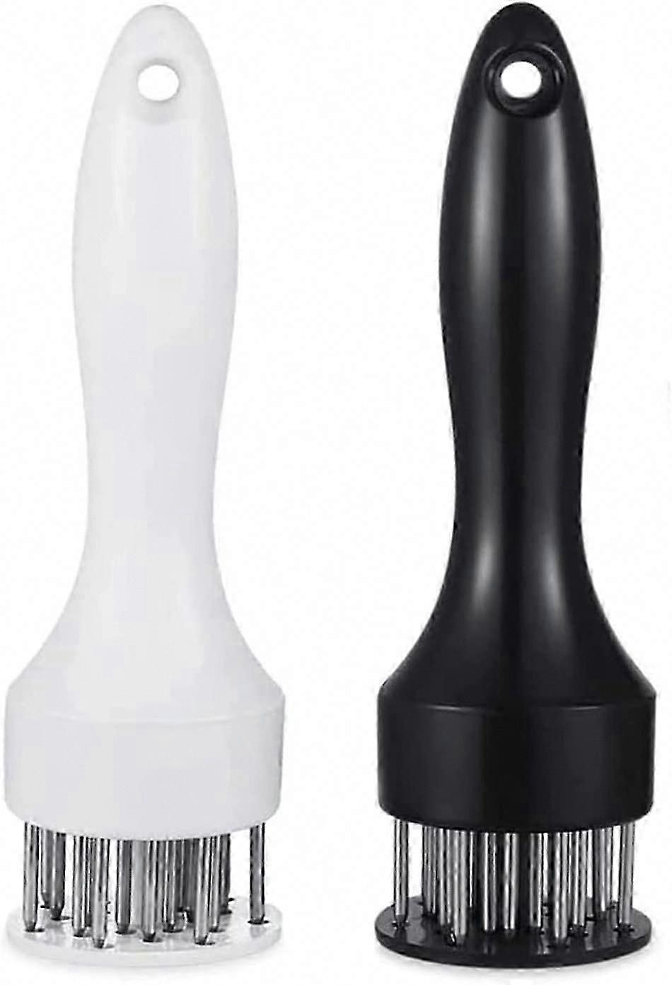 2 Pack Ultra Sharp Stainless Steel Meat Tenderizer Tool with Needle Blades