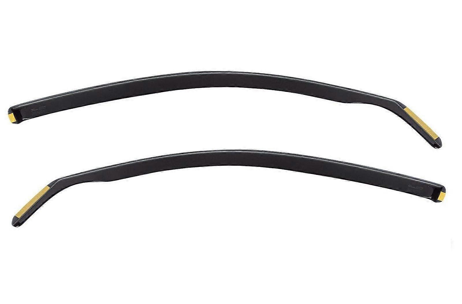 Wind Deflectors for Clio 3 5-Door 2005-2012, Tinted Aerodynamic Rain Guards, Front Set of 2