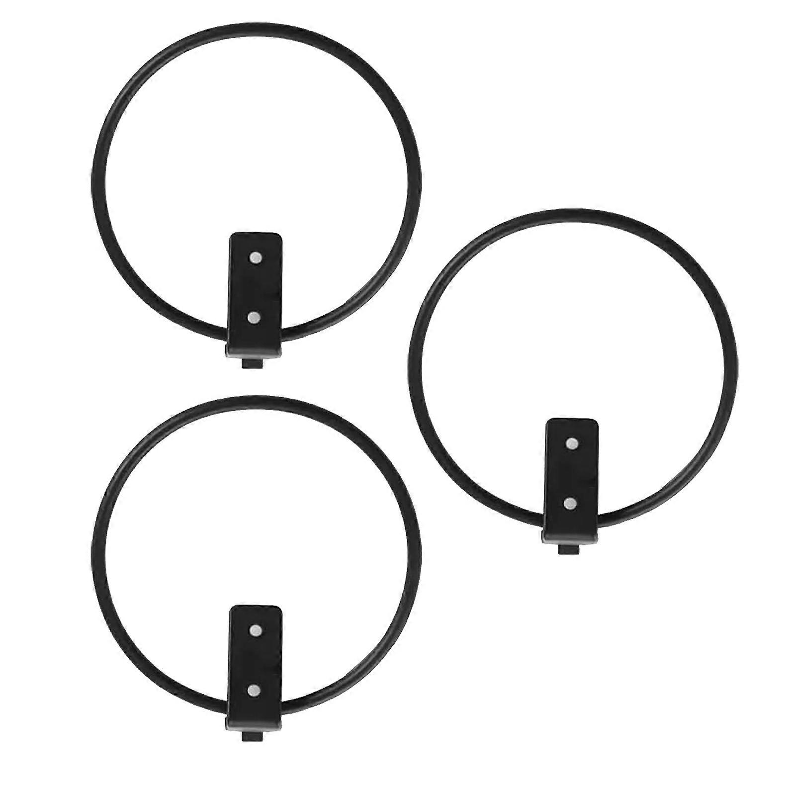 6-inch metal wall-mounted pot holders