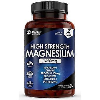 New Leaf Products Magnesium Citrate 1620mg Elemental 500mg Recyclable - 3 Pack