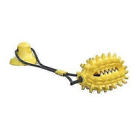 Dog rope ball chew toy with sucker bite-resistant dog sucking toy