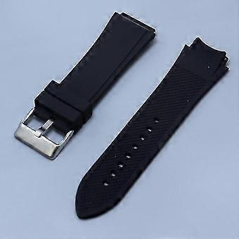Silicone Rubber Watch Strap Compatible with Guess W0247G3 W0040G3 W0040G7 Replacement Bands