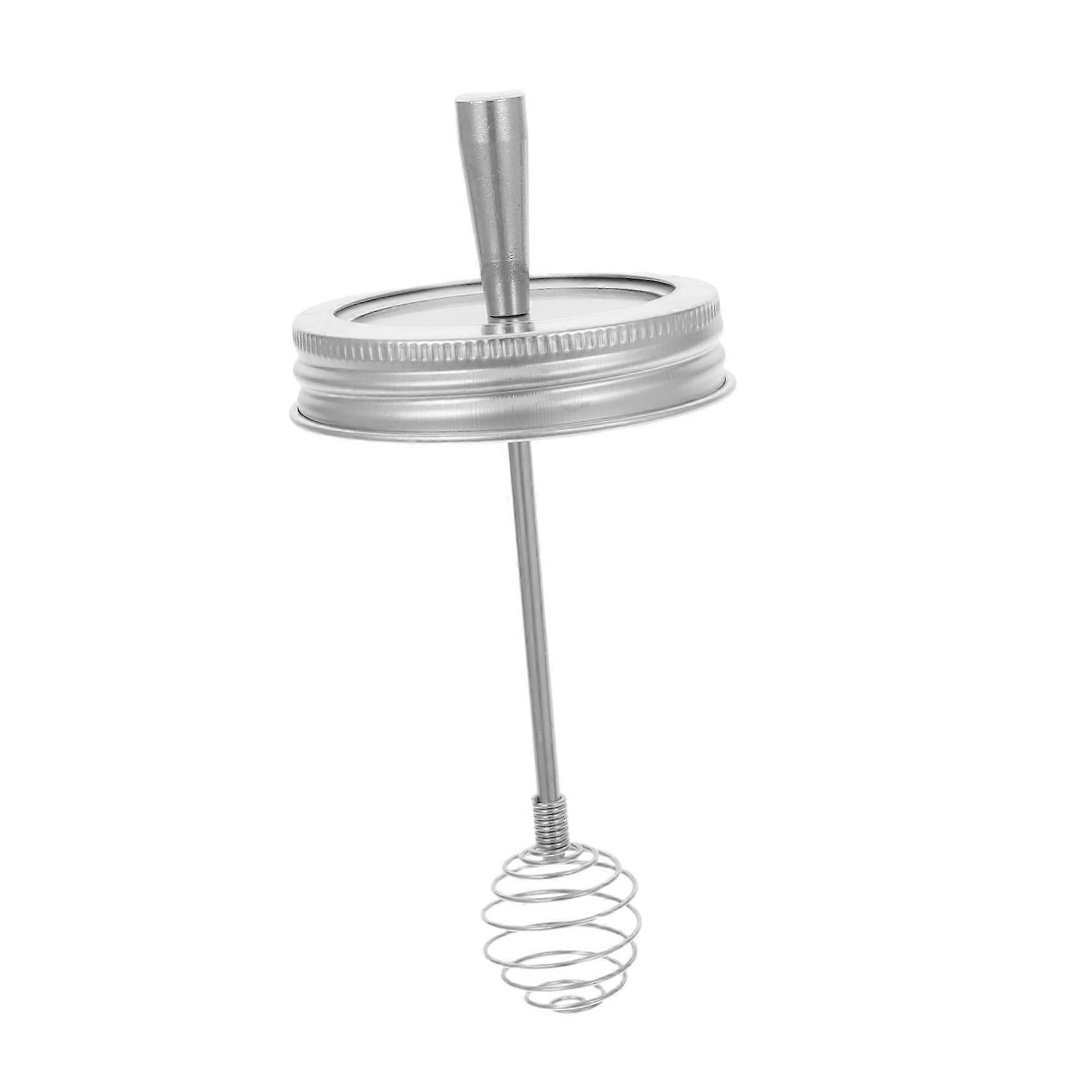 Honeycomb Lid For Jar, 304 Stainless Steel, Fits Standard Jars, Easy Use For Honey Dippers And Stirring Rods, Silver
