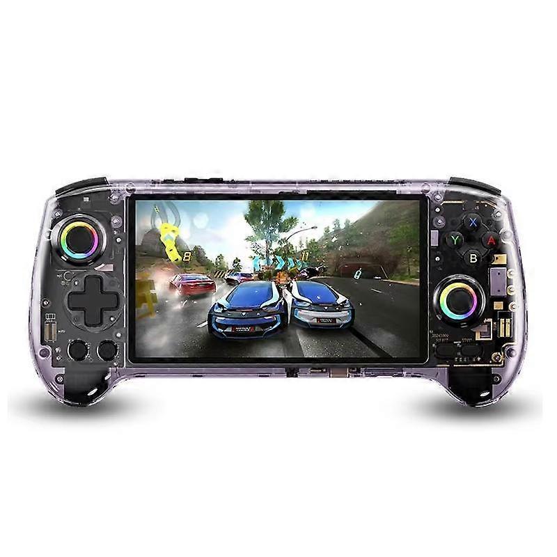 thumbnail image 2 of ANBERNIC RG557 Handheld Game Console – 5.48" AMOLED, Android 14, Dimensity 8300, 12GB RAM, 256GB Storage – 2025 Model 2 of 4