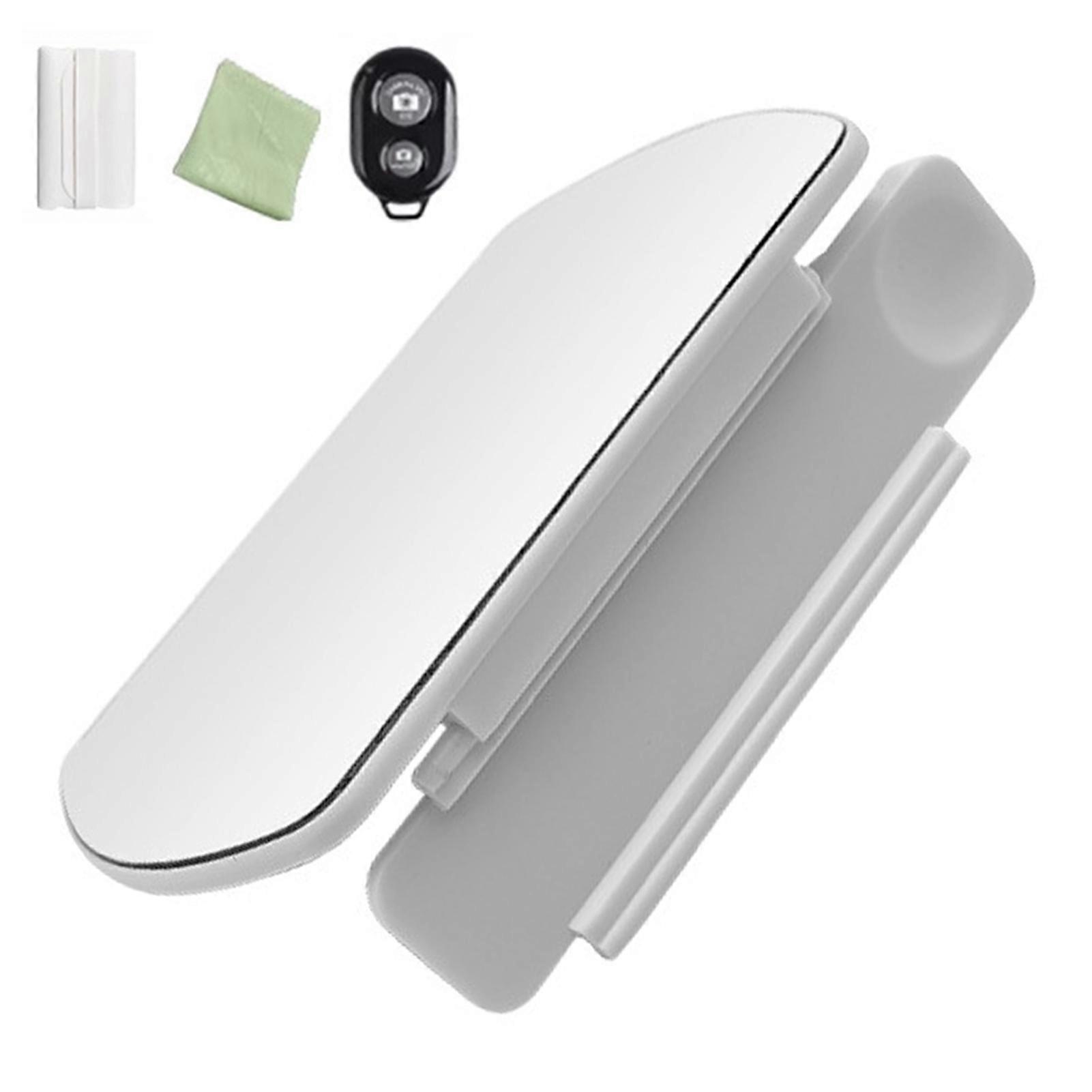 Smartphone Camera Mirror Reflection Clip - Adjustable with Remote, HD Glass for Outdoor Photography, Compatible with All Models