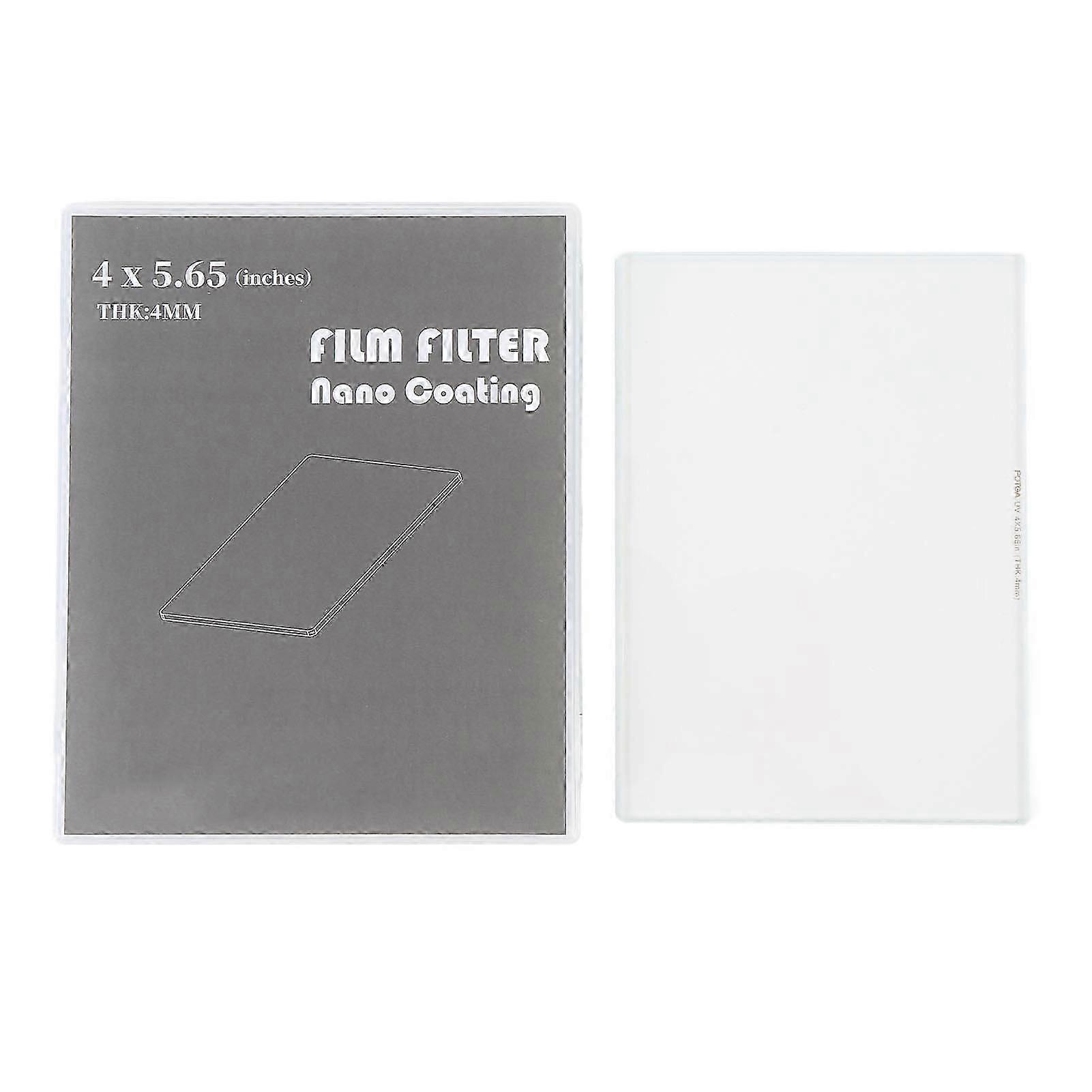 4x5.65in Optical Glass Square UV Filter: Superior Light Transmission & Easy Maintenance