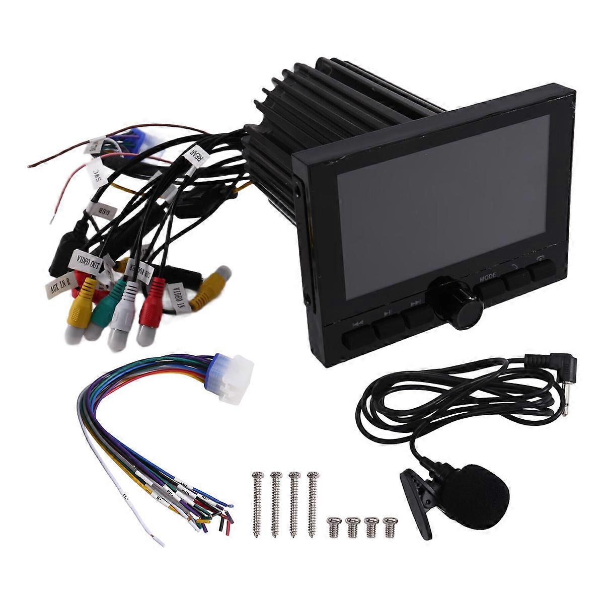 5inch Boat Marine Multimedia Player Waterproof Bluetooth FM AM AUX for Boat ATV UTV Golf Cart