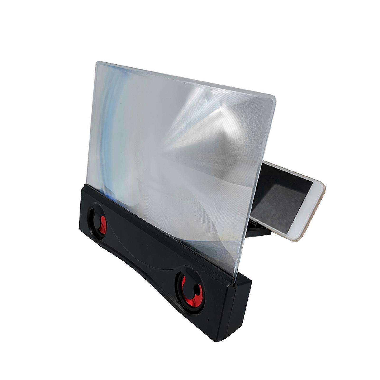 12" Mobile Screen Magnifier with Bluetooth Speaker - Amplify Your Smartphone Experience