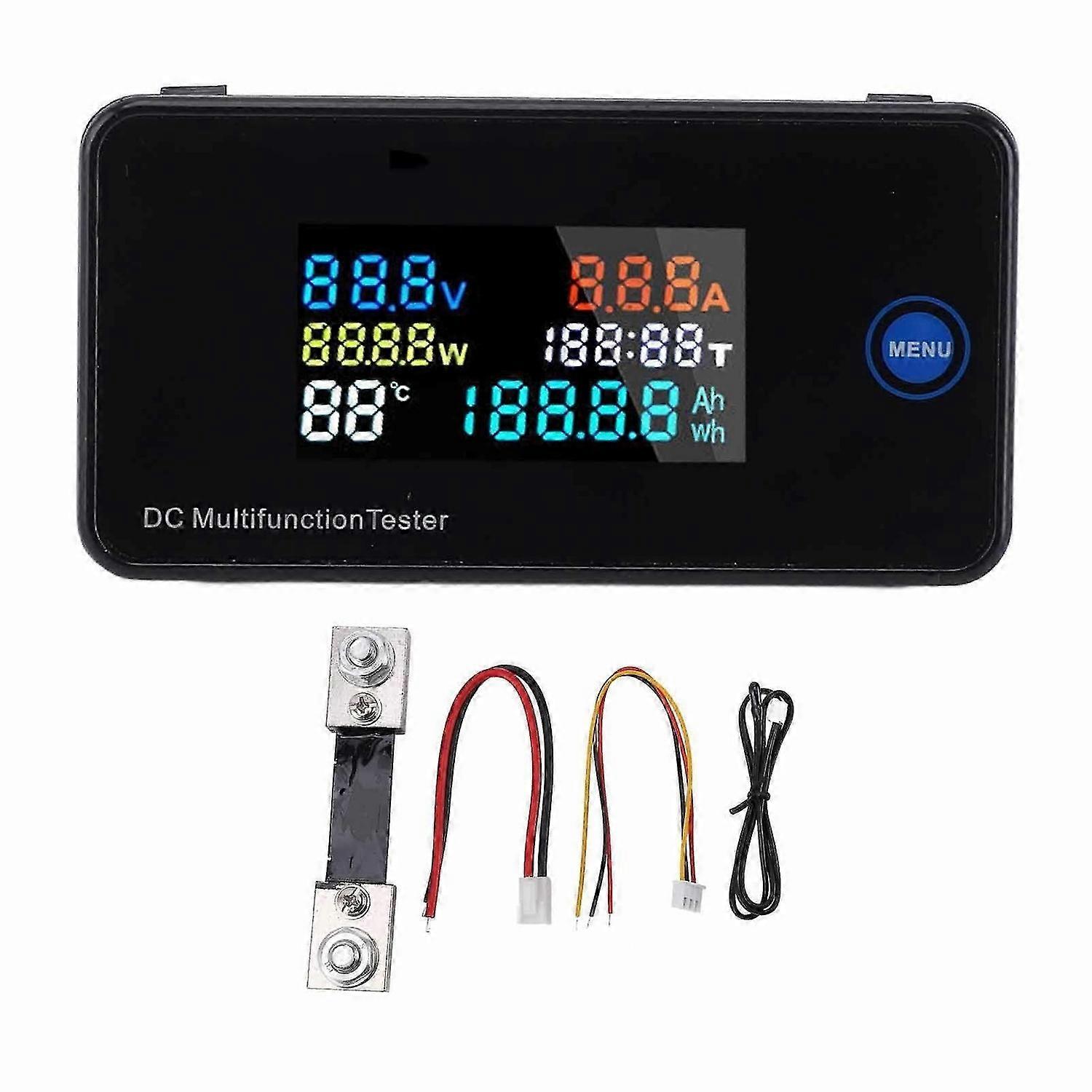 High quality KEWEISI DC digital display voltage and current meter color screen