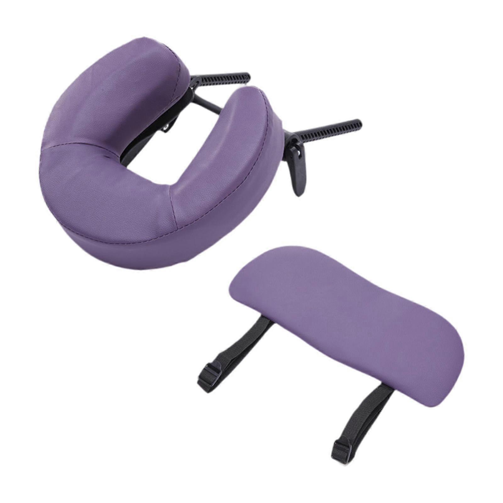 Massage Table Face Cradle and Cushion Adjustable Headrest Sturdy Multipurpose