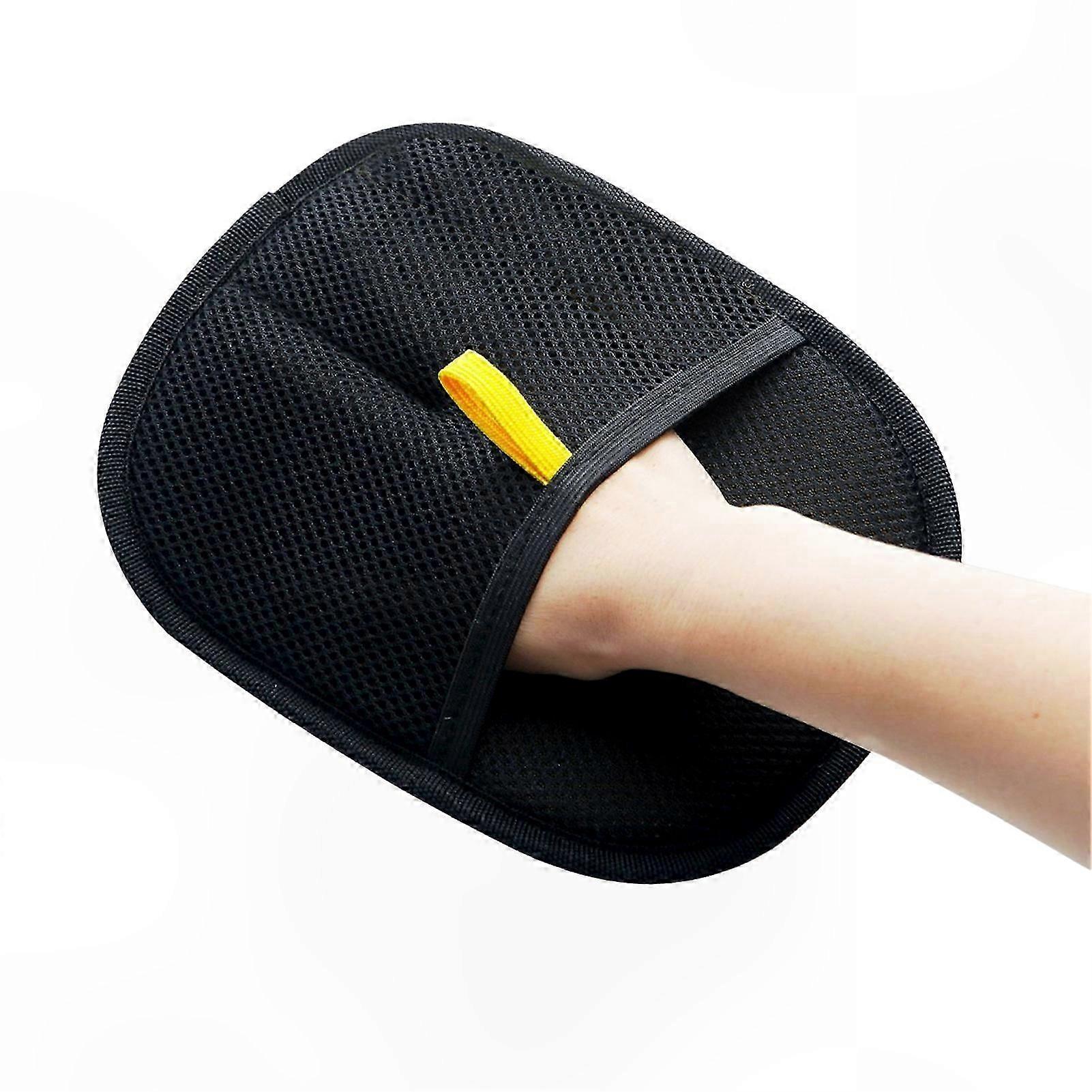 Pet Grooming Gloves for Static Reduction on Clothes and Furniture Including Sofas and Couches