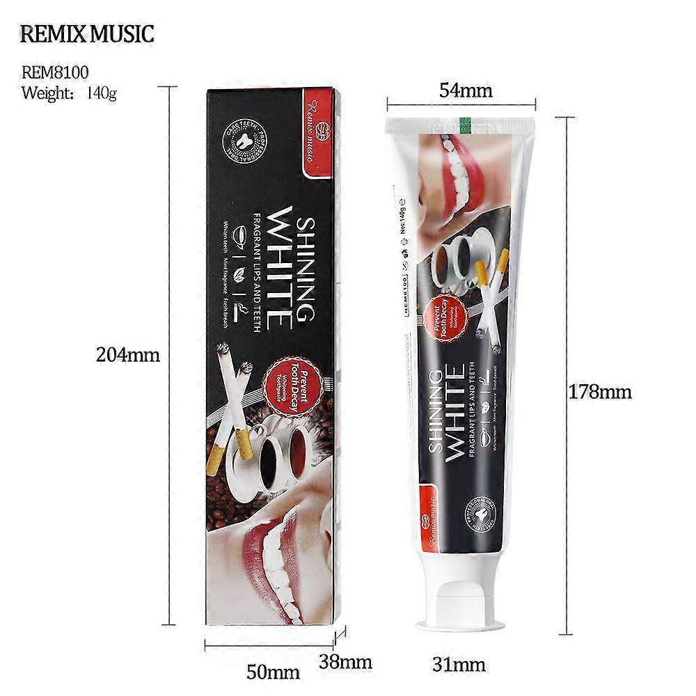 1Pc Whitening Toothpaste, Gentle Mint for Fresh Breath and Radiant White, Teeth Whitening Toothpaste, Coffee and Tea Stain Removal Toothpaste