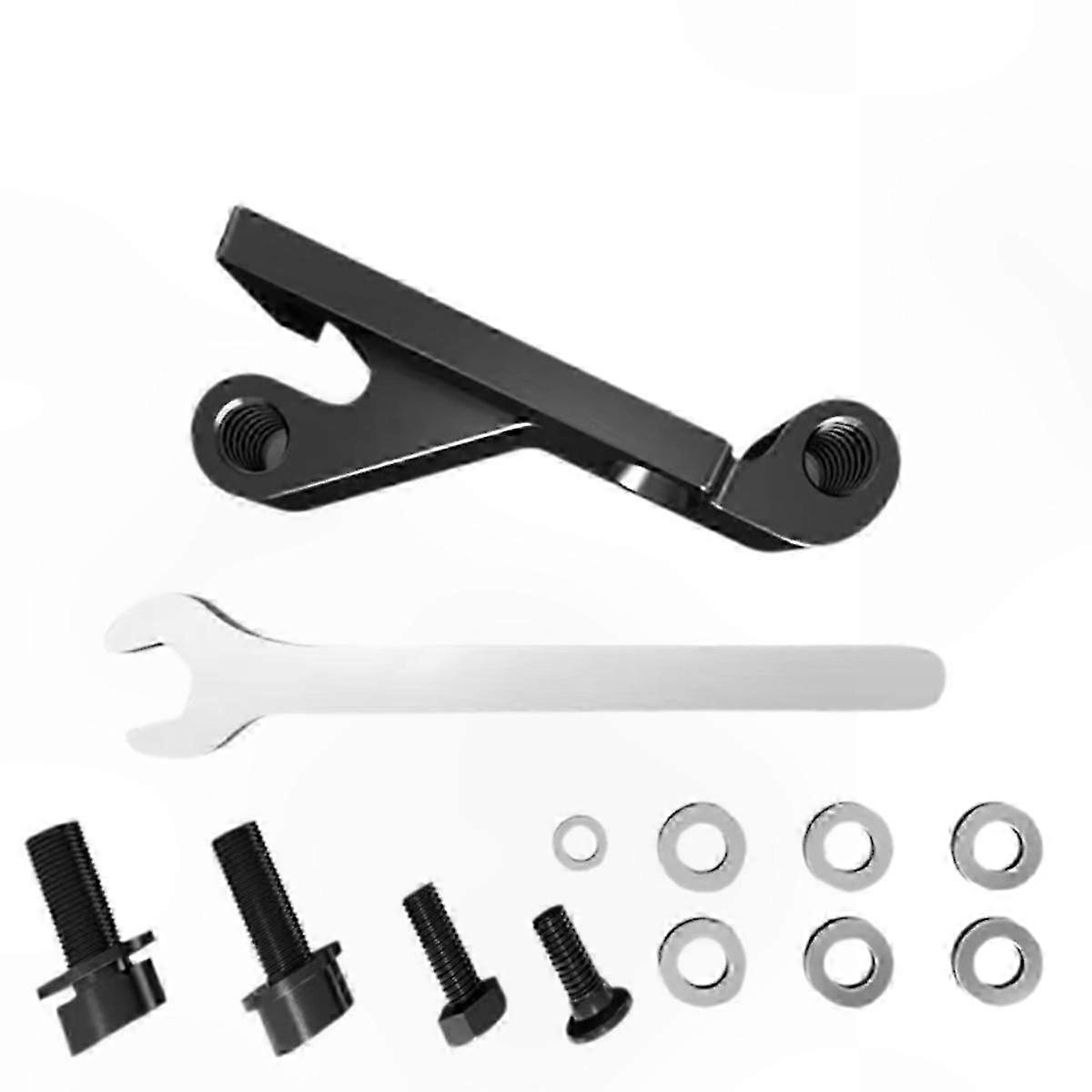 Bike Brake Adapter for 160-180mm Rotors - IS to Flat Mount Caliper Converter for Frame and Fork Bicycle Components