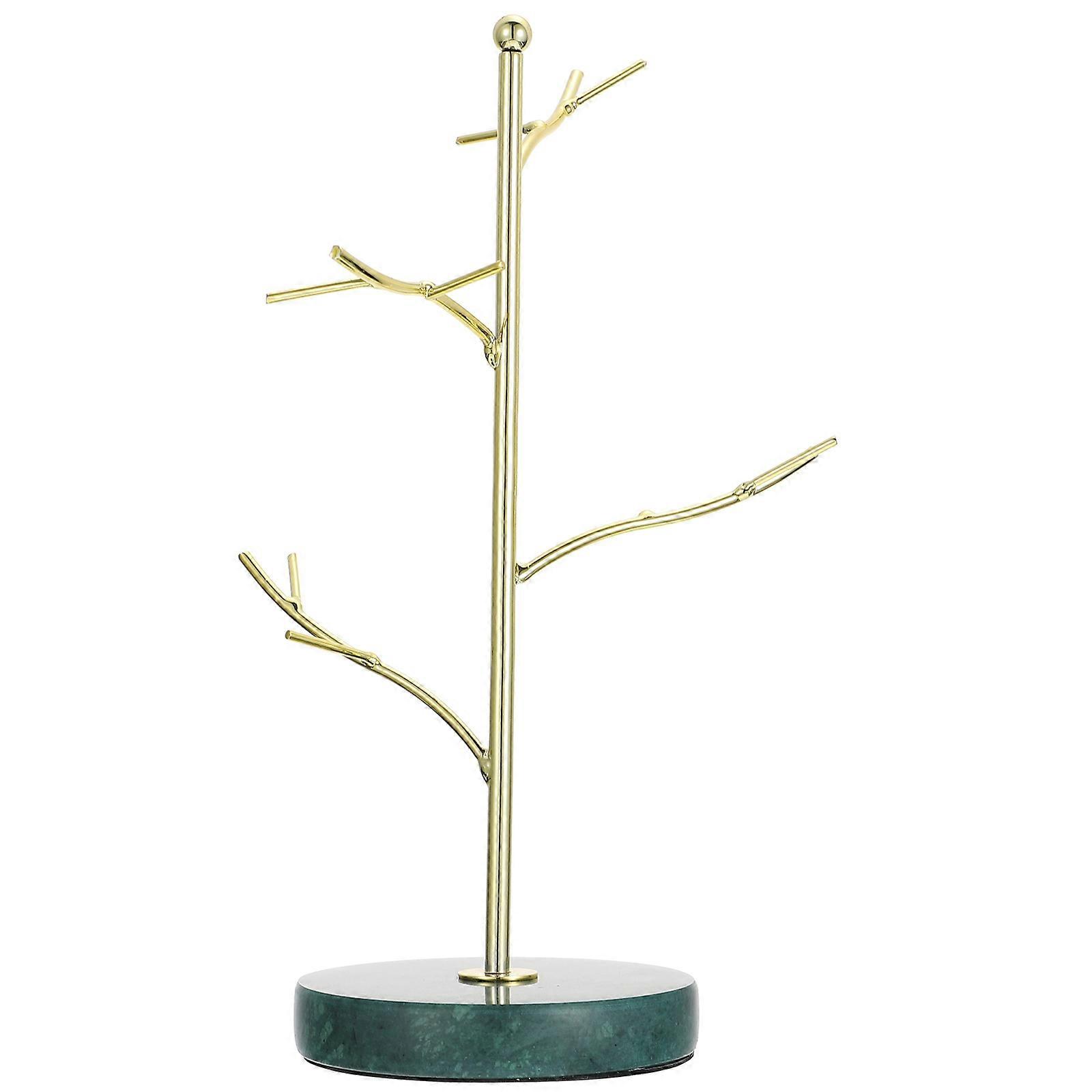Jewelry Hanging Tree Marble Display Rack Organizer 1Pcs for Interior Use