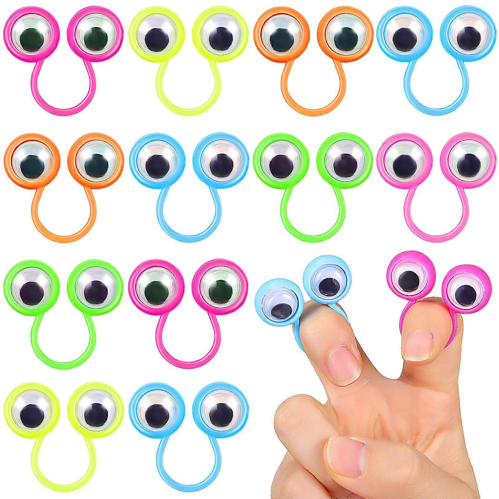 Eye Finger Toys Creative Finger Ring Plaything for Children 150Pcs